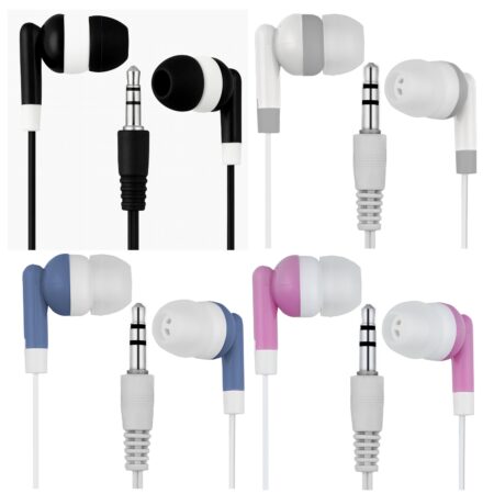 Mixed 4-Color Earbuds Pack (Bulk Discounts Available)