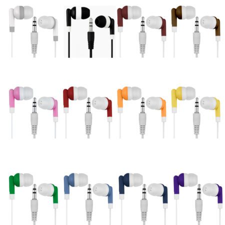 Stereo Earbuds - 12 Colors Available - Create Your Own Package