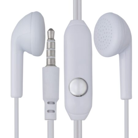 Stereo Earbuds Style Headset with In-Line Microphone
