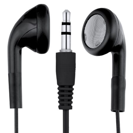 Stereo In-Ear Earbuds in Black or White