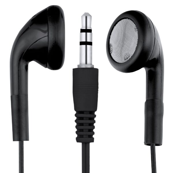Stereo In-Ear Earbuds in Black or White