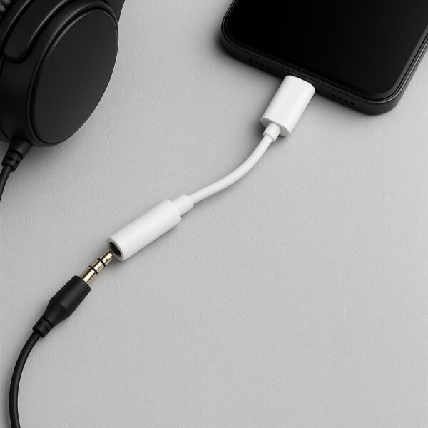 USB-C to 3.5mm Headphone/Headset Jack Adapter - White (Model: UCX-250) - Image 3