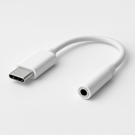 USB-C to 3.5mm Headphone/Headset Jack Adapter - White (Model: UCX-250)