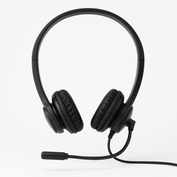 Black USB-C Stereo Headset Headphones with Boom Mic - Model ZRX-500 - Image 3