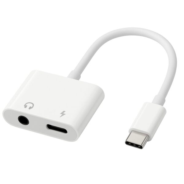 USB-C to 3.5mm Audio + USB-C Charging Adapter Splitter - (Model: UCX-350) - Image 3