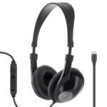 Sentry "Rugged" USB-C Headset Headphones (with In-Line Microphone) - HS262IC