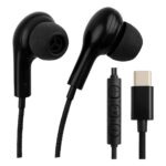 USB-C Earbuds with Inline Mic, Volume Adjustment, and Start/Stop Control (Model: TD-C-100)